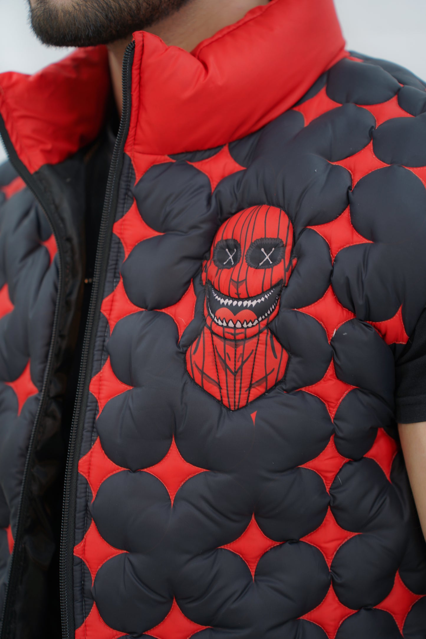 Quilted Puffer Vest Venom Jacket