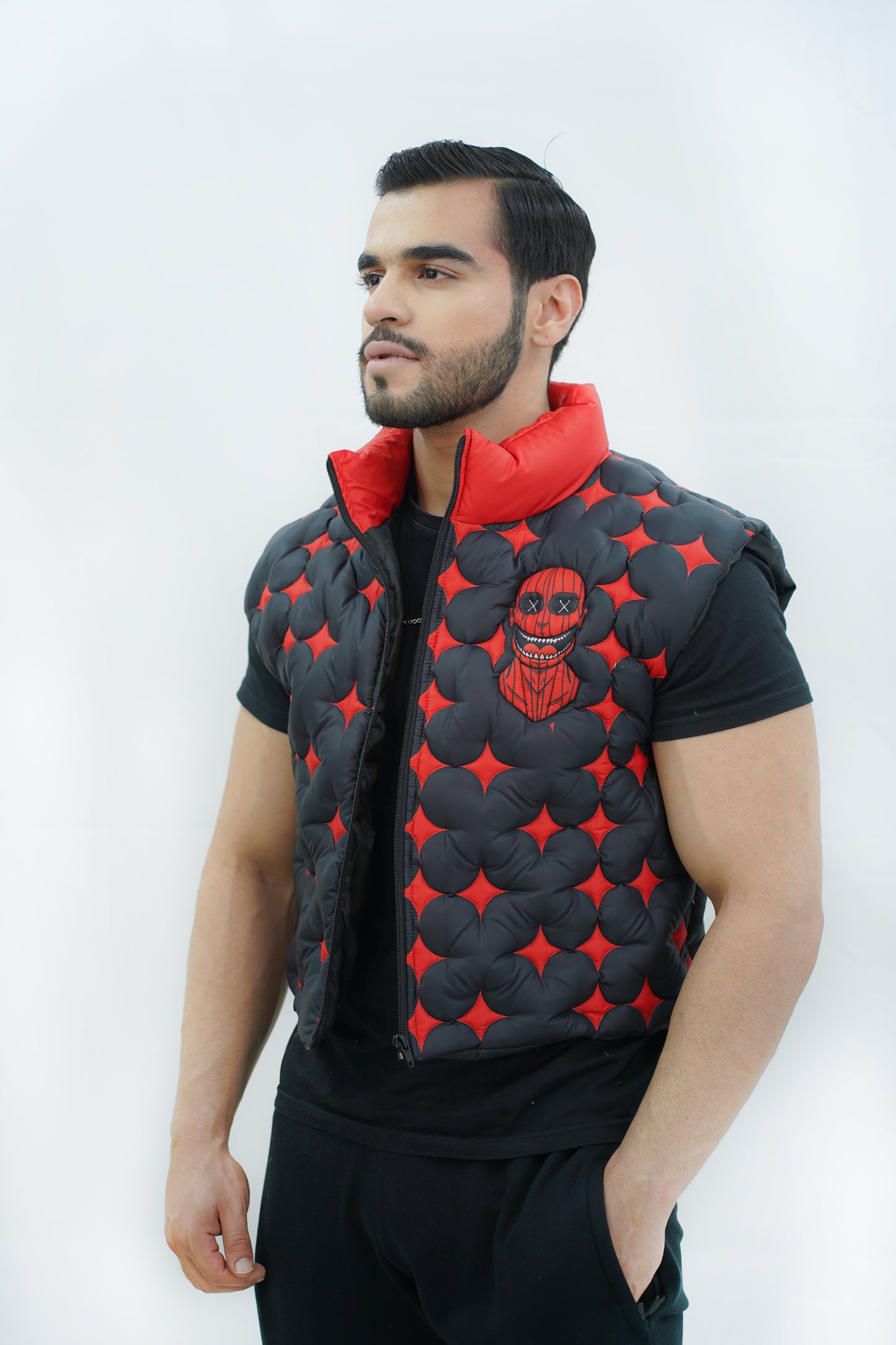 Quilted Puffer Vest Venom Jacket