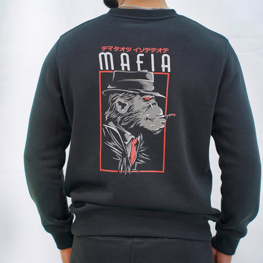 Monkey Gang Gangsta Mafia Hitman Asian Sweatshirt