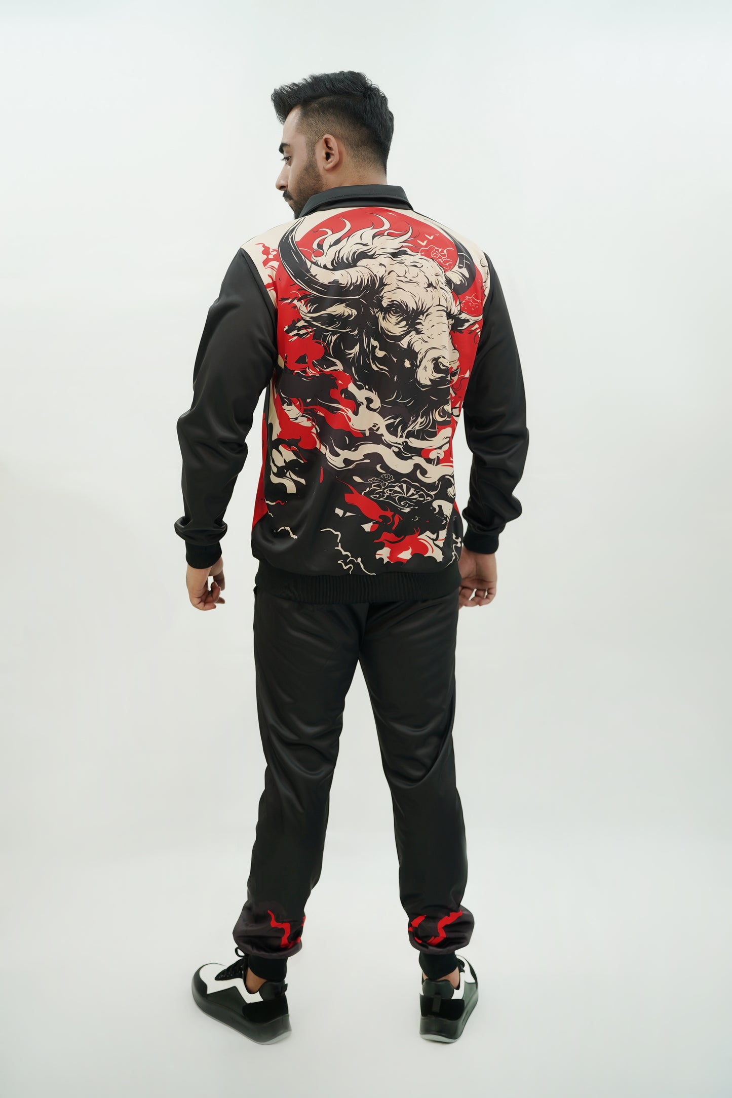 Men- Full Sleeves Contrast Raging Bull Tracksuit