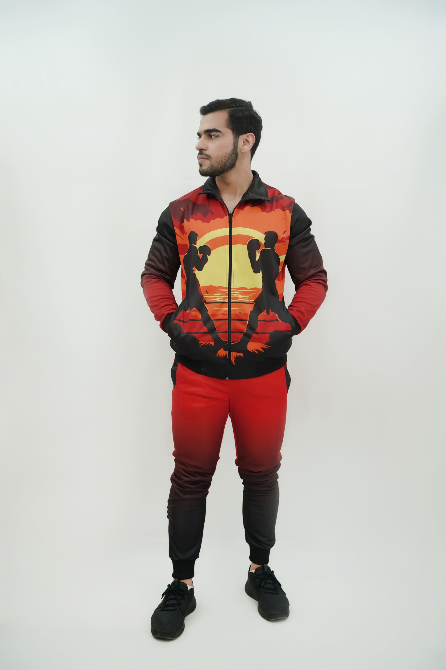 Gradient Boxing TrackSuit Set