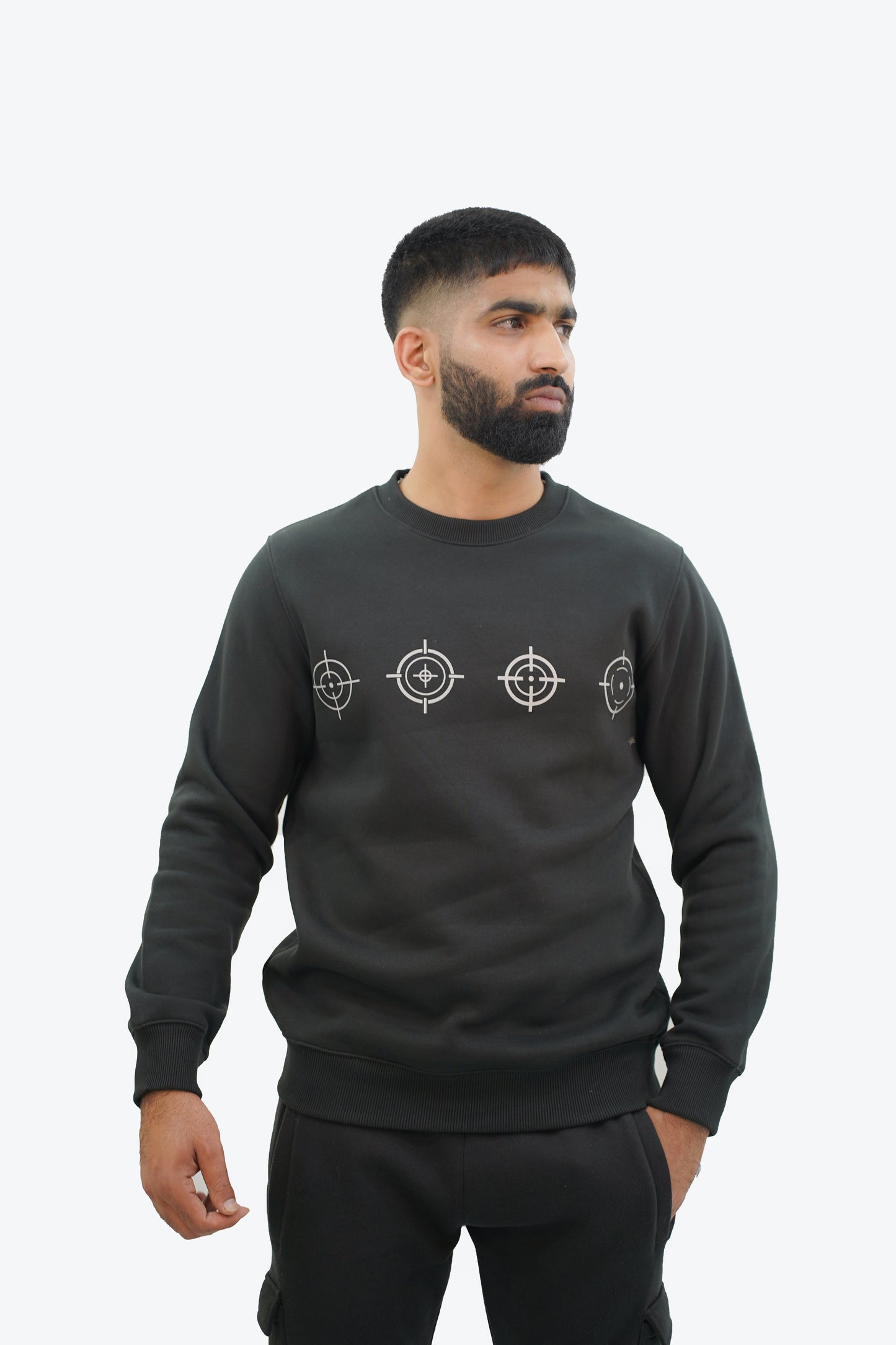 Crossed Guns/Revolvers Rebel Outlaw Retro Style Sweatshirt