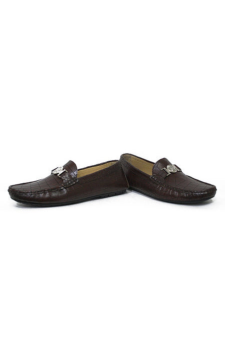 Crocodile Leather Moccasins