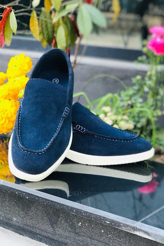 Suede Slip On Loafer