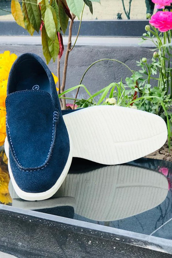 Suede Slip On Loafer