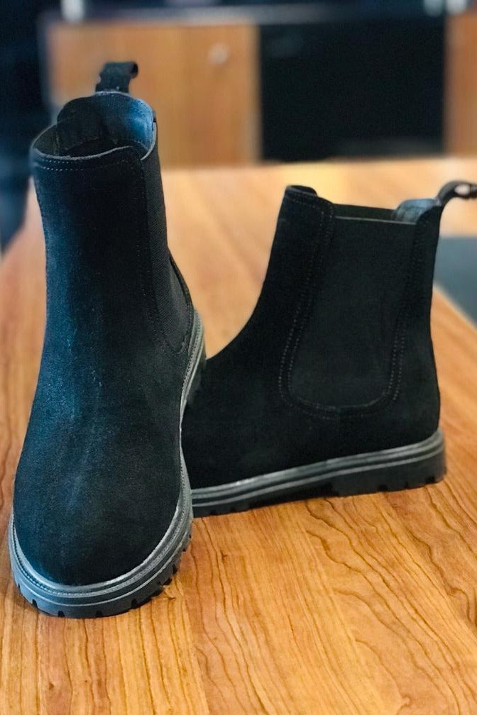 Suede Chelsea  Boots