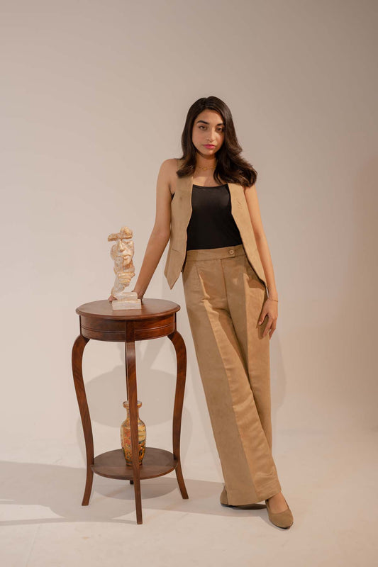 Suede Latte Two piece set