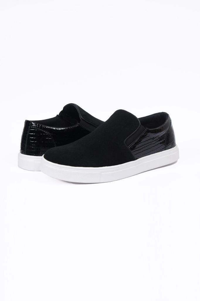 SUEDE LEATHER SLIP ON