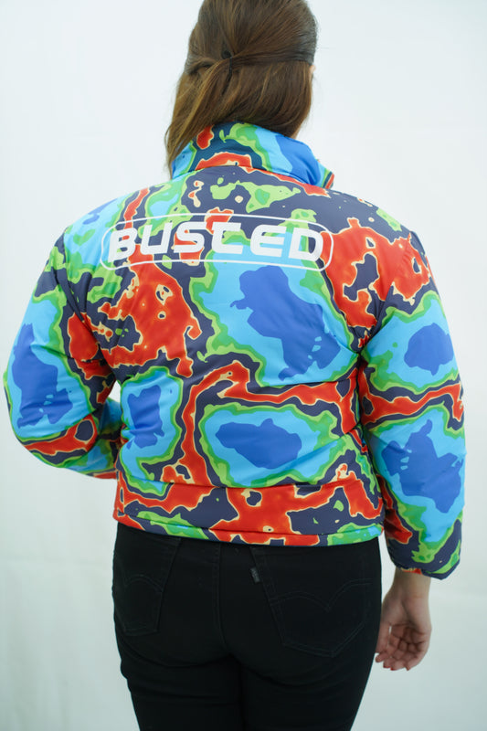 Busted Puffer Jacket Reversible Puffer Jacket